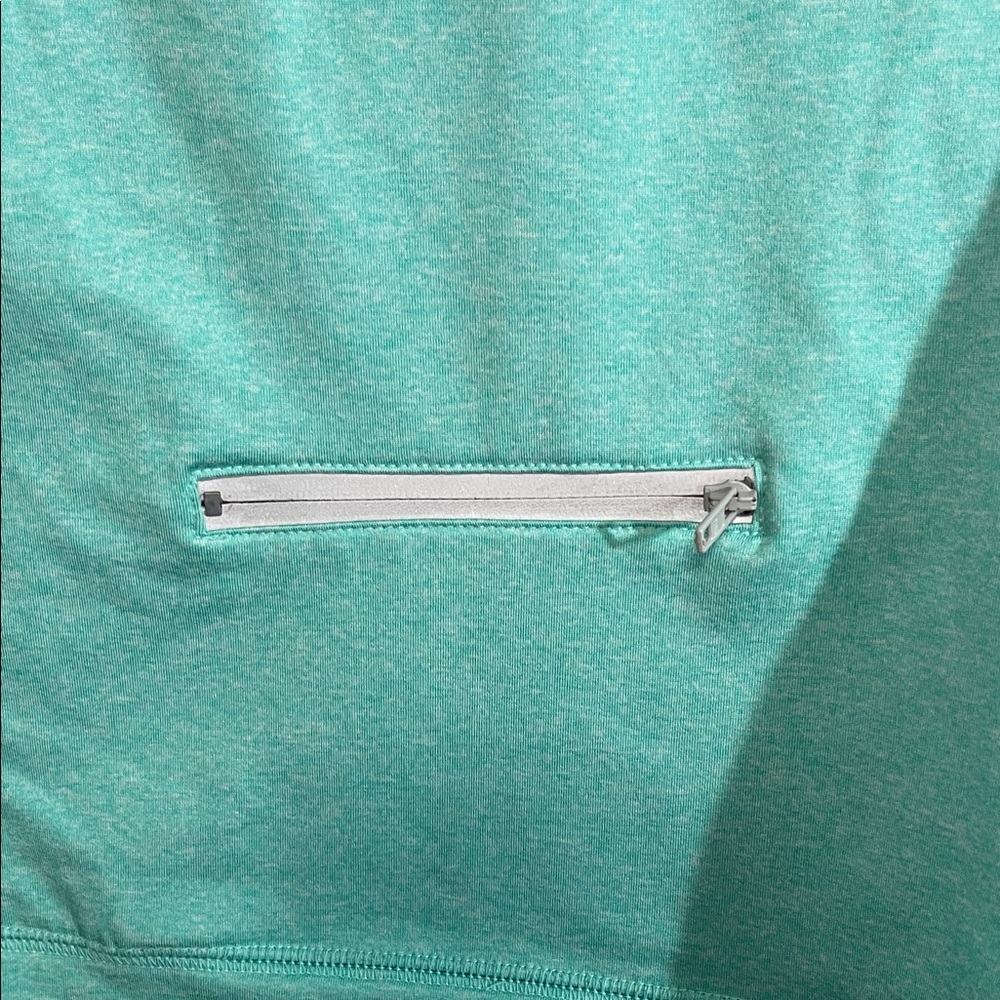 PINK Victoria's Secret Aqua Half-Zip Sweatshirt new size large - Picture 7 of 7